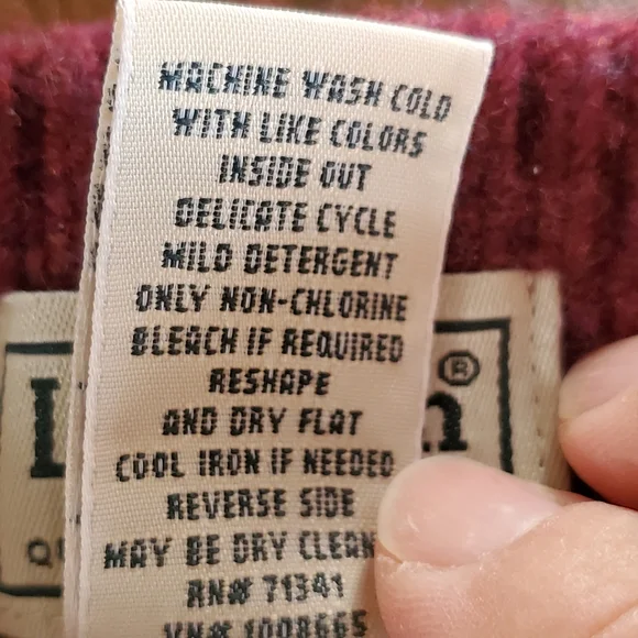 L.L. Bean V-neck Sweater - Picture 6 of 6